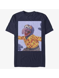 Pánske tričko Merch Disney Classics Muppets - Gonzo Meme Unisex T-Shirt Navy Blue