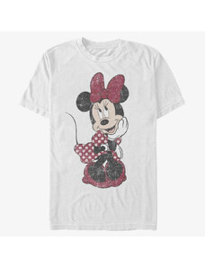 Pánske tričko Merch Disney Classic Mickey - Polka Dot Minnie Unisex T-Shirt White