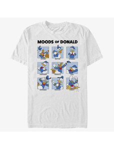 Pánske tričko Merch Disney Classic Mickey - Donald Moods Unisex T-Shirt White