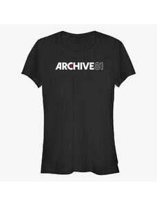 Dámské tričko Merch Netflix Archive 81 - Logo Women's T-Shirt Black