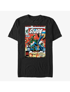 Pánske tričko Merch Hasbro G.I. Joe - Comic Poster Men's T-Shirt Black