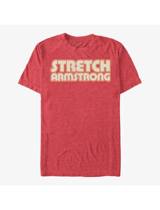 Pánske tričko Merch Hasbro Stretch Armstrong - Vintage Logo Men's T-Shirt Vintage Heather Red