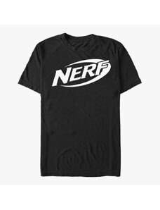 Pánske tričko Merch Hasbro Vault Nerf - Nerf Logo Men's T-Shirt Black