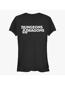 Dámské tričko Merch Dungeons & Dragons - Stacked Logo Women's T-Shirt Black