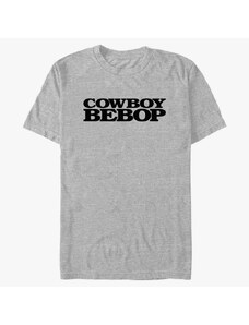 Pánske tričko Merch Netflix Cowboy Bebop - Bebop Logo Heather Grey