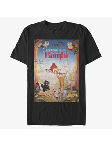 Pánske tričko Merch Disney Bambi - Beautiful Friendships Unisex T-Shirt Black