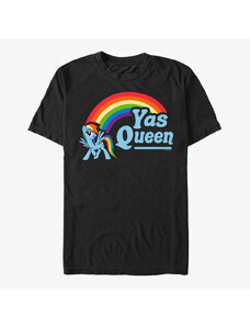 Pánske tričko Merch Hasbro Vault My Little Pony - Dash Yas Queen Unisex T-Shirt Black