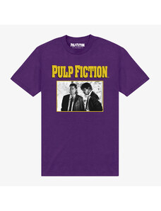 Pánske tričko Merch Pulp Fiction - Pulp Fiction Scenes Unisex T-Shirt Purple