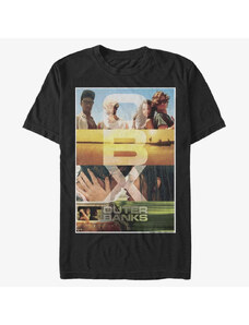 Pánske tričko Merch Netflix Outer Banks - OBX Poster Men's T-Shirt Black