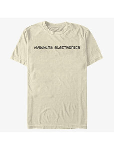 Pánske tričko Merch Netflix Stranger Things - Hawkins Electronics Men's T-Shirt Natural