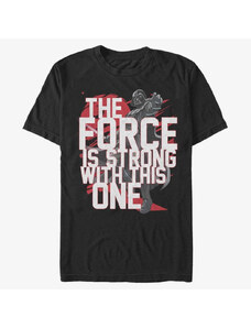 Pánske tričko Merch Star Wars: Classic - Force Stack Vader Men's T-Shirt Black
