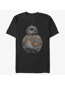 Pánske tričko Merch Star Wars: Episode 7 - BB-8 Spike Men's T-Shirt Black