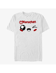Pánske tričko Merch Maruchan - CUTE WINK FACE - MUMA0J6UY5_72YWH Unisex T-Shirt White