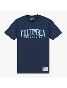 Pánske tričko Merch Park Agencies - Columbia University Script Unisex T-Shirt Navy