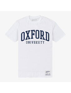 Pánske tričko Merch Park Agencies - University Of Oxford Unisex T-Shirt White