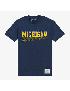 Pánske tričko Merch Park Agencies - Michigan Wolverines Unisex T-Shirt Navy