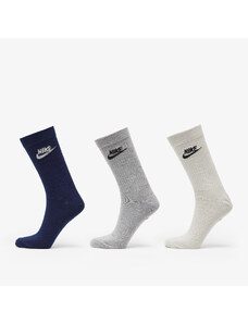 Pánske ponožky Nike Sportswear Everyday Essential Crew Socks 3-Pack Multicolor
