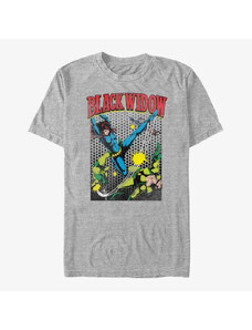 Pánske tričko Merch Marvel Avengers Classic - Kick That Gun Unisex T-Shirt Heather Grey