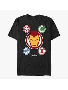 Pánske tričko Merch Marvel - Emblem Club Unisex T-Shirt Black