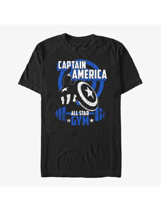 Pánske tričko Merch Marvel Avengers Classic - American Gym Unisex T-Shirt Black