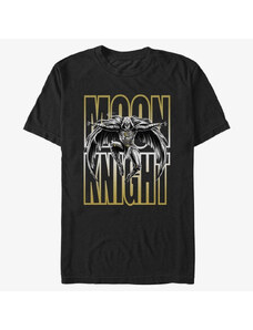 Pánske tričko Merch Marvel Moon Knight - MOON JUMPS Unisex T-Shirt Black