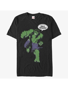 Pánske tričko Merch Marvel Avengers Classic - Vintage Smash Unisex T-Shirt Black