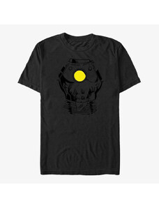 Pánske tričko Merch Marvel GOTG 2 - Side View Star Unisex T-Shirt Black