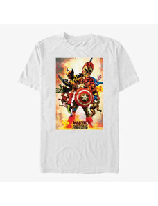 Pánske tričko Merch Marvel - Zombie Poster Unisex T-Shirt White
