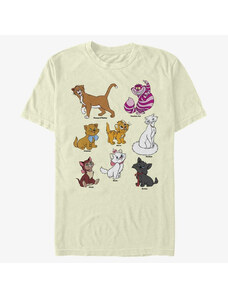 Pánske tričko Merch Disney Classics Mickey and Friends - Disney Cats Grid Unisex T-Shirt Natural