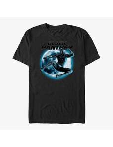 Pánske tričko Merch Marvel Avengers Classic - Panther Moon Unisex T-Shirt Black