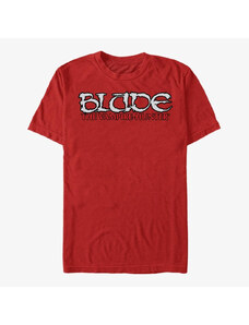 Pánske tričko Merch Marvel - Blade Logo Unisex T-Shirt Red