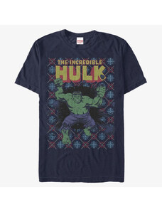 Pánske tričko Merch Marvel Avengers Classic - Hulk Smash Sweater Unisex T-Shirt Navy Blue