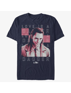 Pánske tričko Merch Marvel Loki - Not The Same Loki Unisex T-Shirt Navy Blue