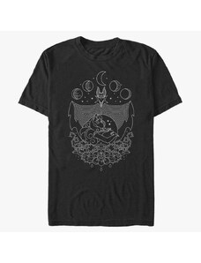 Pánske tričko Merch Disney Sleeping Beauty - Maleficent Geo Line Unisex T-Shirt Black