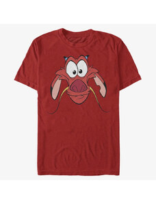 Pánske tričko Merch Disney Mulan - Big Face Mushu Unisex T-Shirt Red