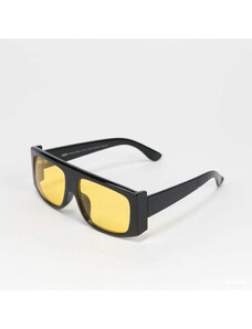 Pánske slnečné okuliare Urban Classics Sunglasses Raja With Strap Black/ Yellow