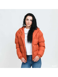 Dámska zimná bunda Urban Classics Ladies Hooded Puffer Jacket Orange
