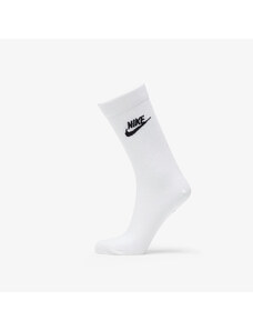 Pánske ponožky Nike Sportswear Everyday Essential Crew Socks 3-Pack White/ Black