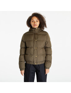 Dámska zimná bunda Urban Classics Ladies Hooded Puffer Jacket Dark Olive