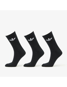 Pánske ponožky adidas Originals Trefoil Cushion Crew Socks 3-Pack Black