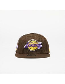 Šiltovka New Era Los Angeles Lakers Repreve 9FIFTY Snapback Cap Walnut/ True Purple
