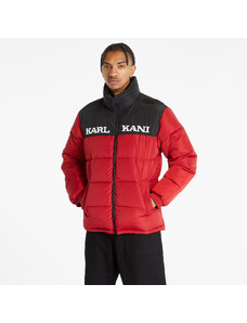 Pánska zimná bunda Karl Kani Retro Essential Puffer Jacket Dark Red