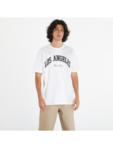 Pánske tričko Urban Classics L.A. College Oversize Tee White
