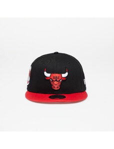 Šiltovka New Era Chicago Bulls Team Side Patch 9Fifty Snapback Cap Black/ Front Door Red