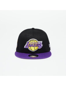 Šiltovka New Era Los Angeles Lakers Contrast Side Patch 9Fifty Snapback Cap Black/ True Purple