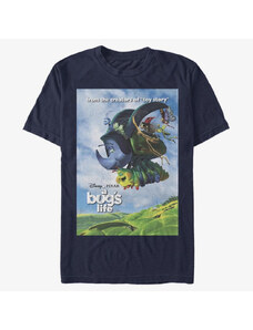 Pánske tričko Merch Pixar A Bug's Life - Bugs Flying Poster Unisex T-Shirt Navy Blue