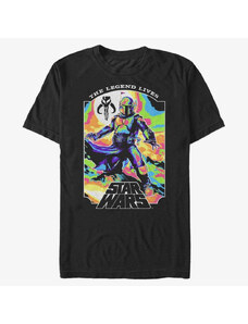 Pánske tričko Merch Star Wars Book of Boba Fett - Living Legend Unisex T-Shirt Black