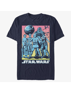 Pánske tričko Merch Star Wars: Classic - Rebels Are Go Unisex T-Shirt Navy Blue