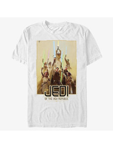 Pánske tričko Merch Star Wars: High Republic - JEDI OF THE HIGH REPUBLIC GROUP Unisex T-Shirt White