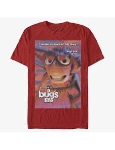 Pánske tričko Merch Pixar A Bug's Life - Hopper Poster Unisex T-Shirt Red